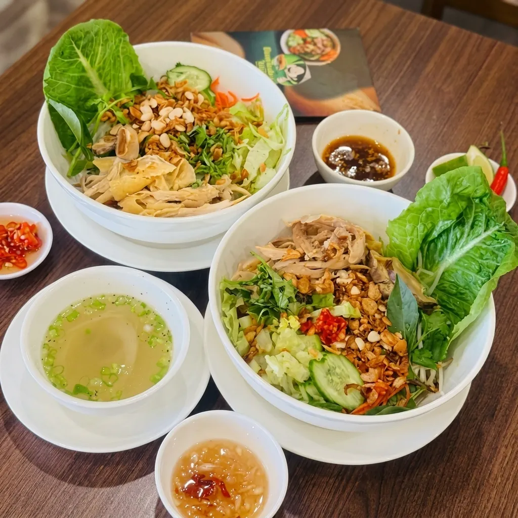 Vietnamese chicken vermicelli at Grandma&rsquo;s Kitchen on Dewdney Avenue East, Regina